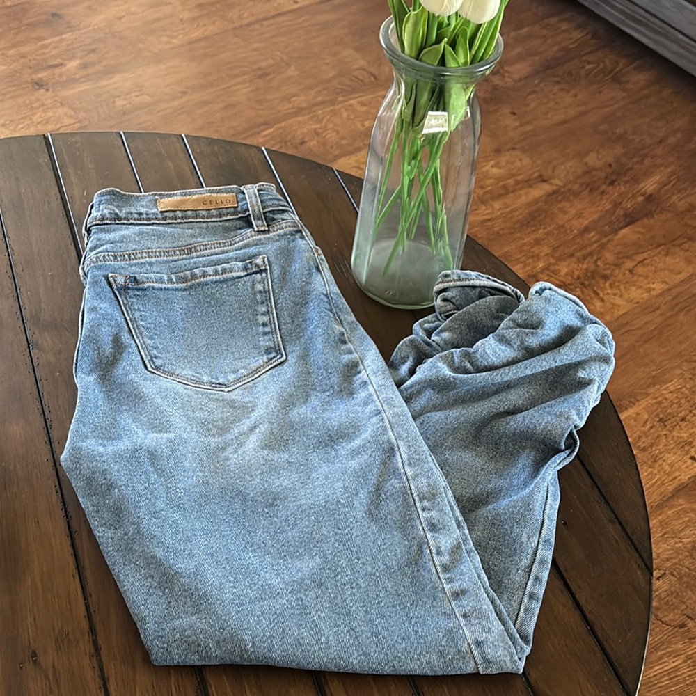 Cello Blue Straight Leg Jeans